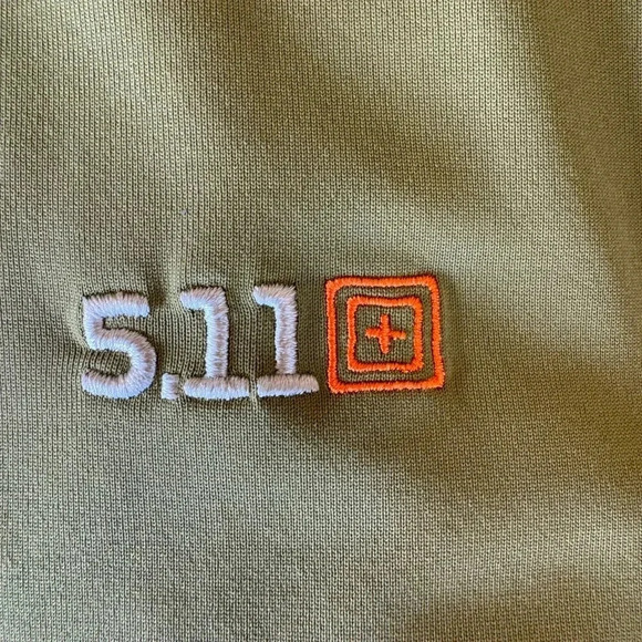 5.11 PINNACLE SHORT SLEEVE Green POLO 100% polyester size smalll - Picture 11 of 16